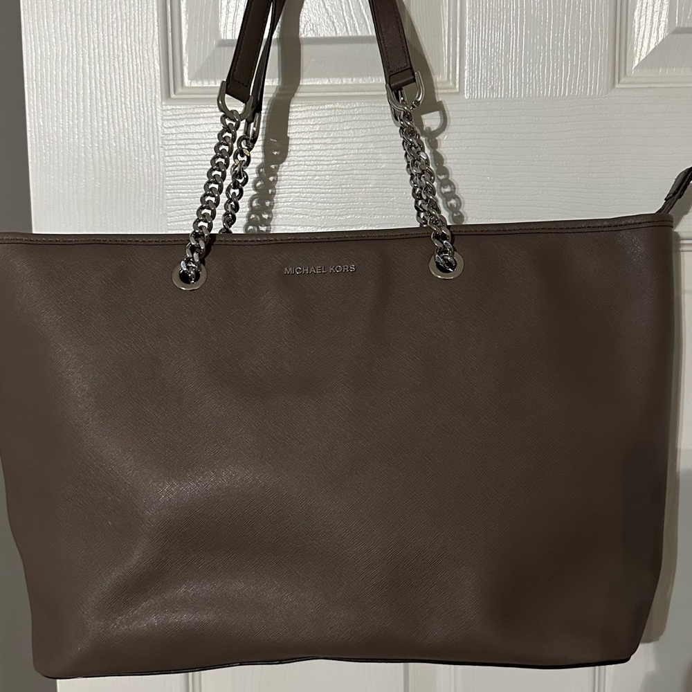 Michael Kors Gray Tote Bag